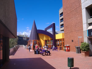 Outside Building B